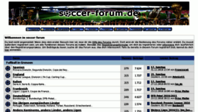 What Soccer-forum.de website looked like in 2011 (13 years ago)