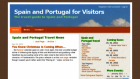 What Spainforvisitors.com website looked like in 2011 (13 years ago)