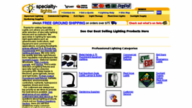 What Specialty-lights.com website looked like in 2011 (13 years ago)