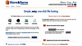 What Storeandserve.com website looked like in 2011 (13 years ago)