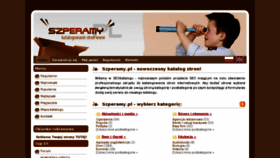 What Szperamy.pl website looked like in 2011 (13 years ago)
