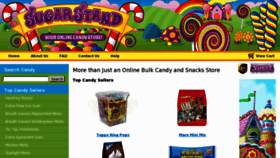 What Sugarstand.com website looked like in 2012 (12 years ago)