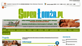 What Superlomza.pl website looked like in 2012 (12 years ago)