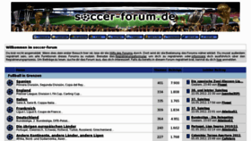 What Soccer-forum.de website looked like in 2012 (12 years ago)