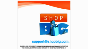 What Shopbig.com website looked like in 2012 (12 years ago)