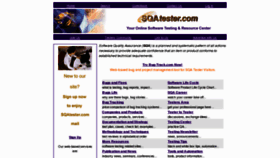 What Sqatester.com website looked like in 2012 (12 years ago)