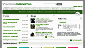 What Swedenintouch.se website looked like in 2012 (12 years ago)