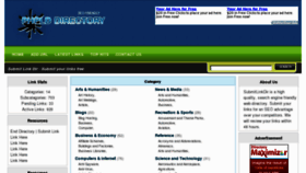What Submitlinkdir.com website looked like in 2012 (12 years ago)