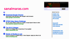 What Sanalmaras.com website looked like in 2012 (12 years ago)