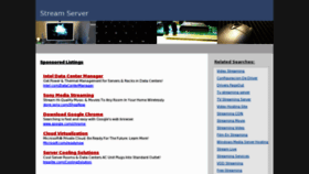 What Streamserver.com website looked like in 2012 (12 years ago)