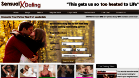 What Sensualxdating.com website looked like in 2012 (12 years ago)