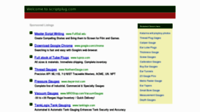 What Scriptplug.com website looked like in 2012 (12 years ago)