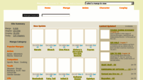 What Sunmanga.com website looked like in 2012 (12 years ago)