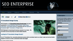 What Seo-enterprise.com website looked like in 2012 (12 years ago)