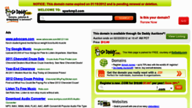What Sparkmp3.com website looked like in 2012 (12 years ago)