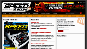What Speednsound.co.za website looked like in 2012 (12 years ago)
