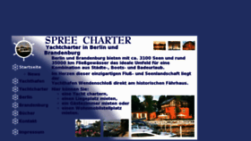 What Spreecharter.de website looked like in 2012 (12 years ago)