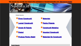 What Sudata.it website looked like in 2012 (12 years ago)