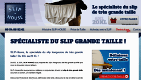 What Slip-house.fr website looked like in 2012 (12 years ago)