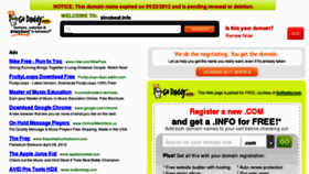 What Sinobeat.info website looked like in 2012 (12 years ago)