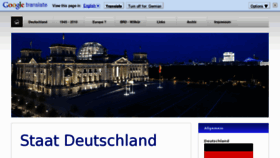 What Staat-deutschland.de website looked like in 2012 (11 years ago)