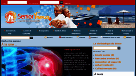 What Senior-france.fr website looked like in 2012 (11 years ago)