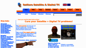 What Satcure.co.uk website looked like in 2012 (11 years ago)