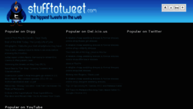 What Stufftotweet.com website looked like in 2012 (11 years ago)