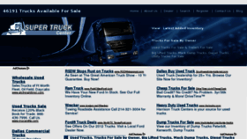 What Supertruckcenter.com website looked like in 2012 (11 years ago)