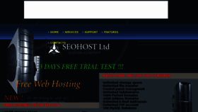 What Seohost.eu website looked like in 2012 (11 years ago)