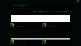 What Sat-support.tv website looked like in 2012 (11 years ago)