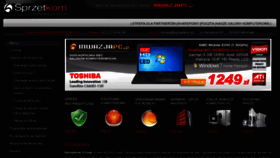 What Sprzetkom.pl website looked like in 2012 (11 years ago)