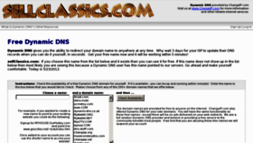 What Sellclassics.com website looked like in 2012 (11 years ago)