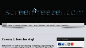 What Screenfreezer.com website looked like in 2012 (11 years ago)