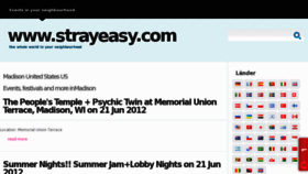 What Strayeasy.com website looked like in 2012 (11 years ago)