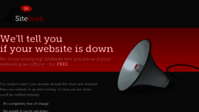 What Sitebeak.com website looked like in 2012 (11 years ago)