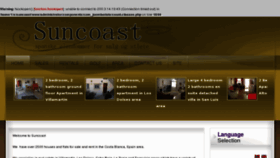 What Suncoast.no website looked like in 2011 (13 years ago)