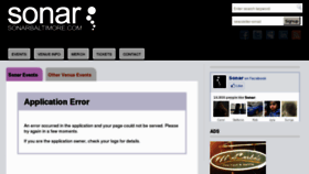 What Sonarbaltimore.com website looked like in 2012 (11 years ago)