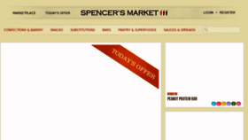 What Spencersmarket.com website looked like in 2012 (11 years ago)