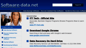 What Software-data.net website looked like in 2012 (11 years ago)