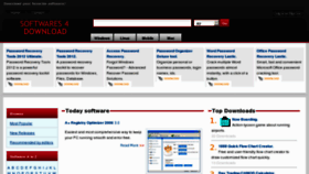 What Softwares4download.com website looked like in 2012 (11 years ago)