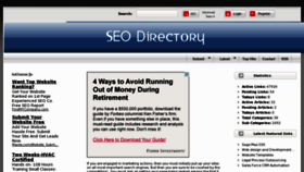 What Seodirectory6.com website looked like in 2012 (11 years ago)