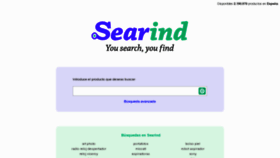 What Searind.es website looked like in 2012 (11 years ago)