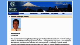 What Spanishlanguageimmersionmexico.com website looked like in 2012 (11 years ago)