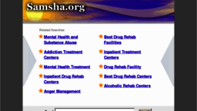 What Samsha.org website looked like in 2012 (11 years ago)
