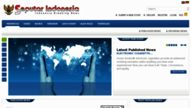 What Seputarindonesia.com website looked like in 2012 (11 years ago)