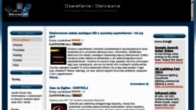 What Steruj.pl website looked like in 2012 (11 years ago)