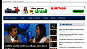 What Sitedosfamosos.com.br website looked like in 2012 (11 years ago)