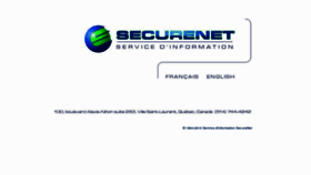 What Securenet.net website looked like in 2012 (11 years ago)