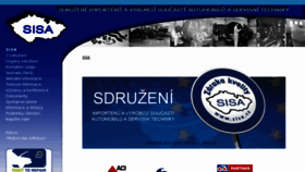 What Sisa.cz website looked like in 2012 (11 years ago)